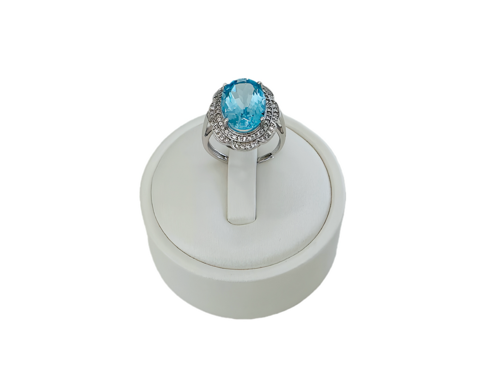 Wisdom Ring, Natural Crystal 4.5ct, S925 Sterling Silver, Adjustable Size